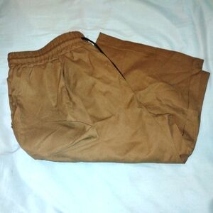 🤎 NWOT Mens 3X Brown Lightweight Cargo Shorts with Large Pockets Camel Tan